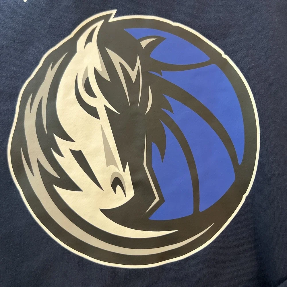 Nike Air Jordan Dallas Mavericks Sweatshirt Men's Small Blue‎ Pullover Crew